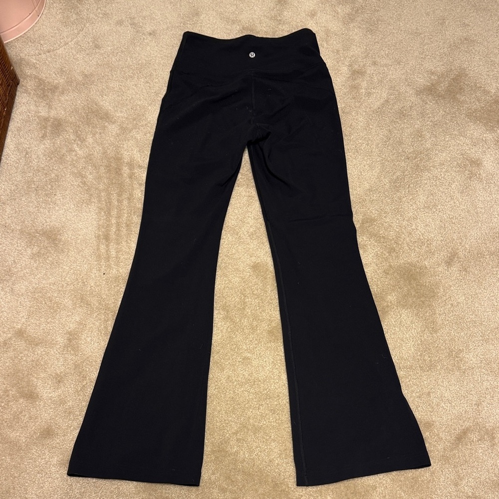 Lululemon Black Flared Yoga Pants
